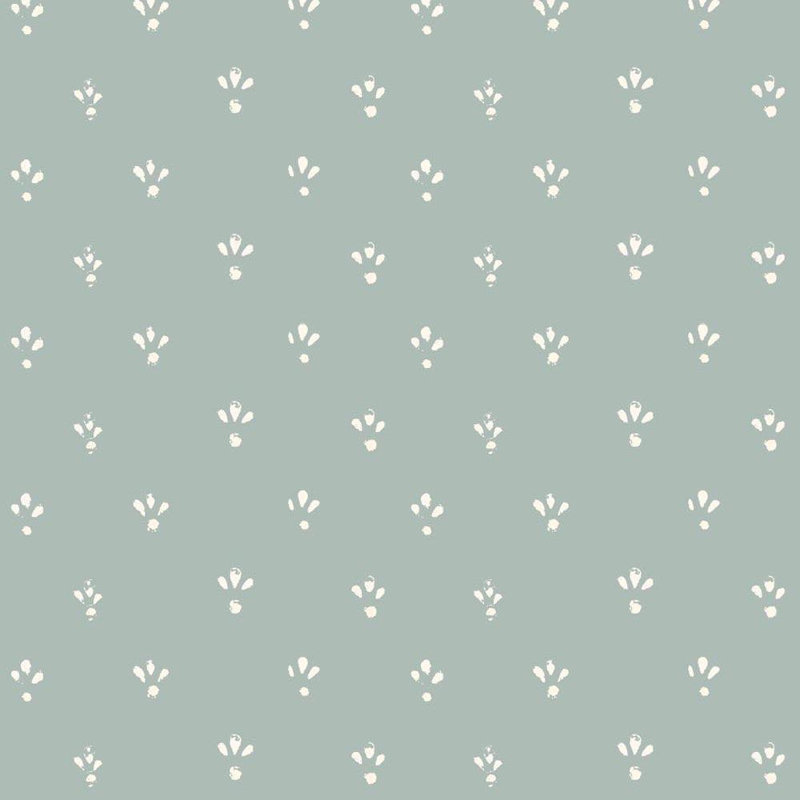 Rouleau de papier peint L 10 pi x l 24 po Lady Charlotte Fleur, Cendré, Autocollant, PVC