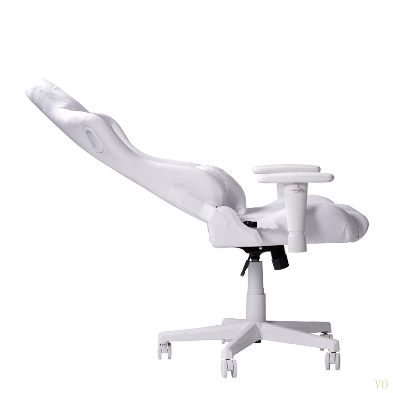 Techni Sport TSF45C Velvet Memory Foam Gaming Chair, White