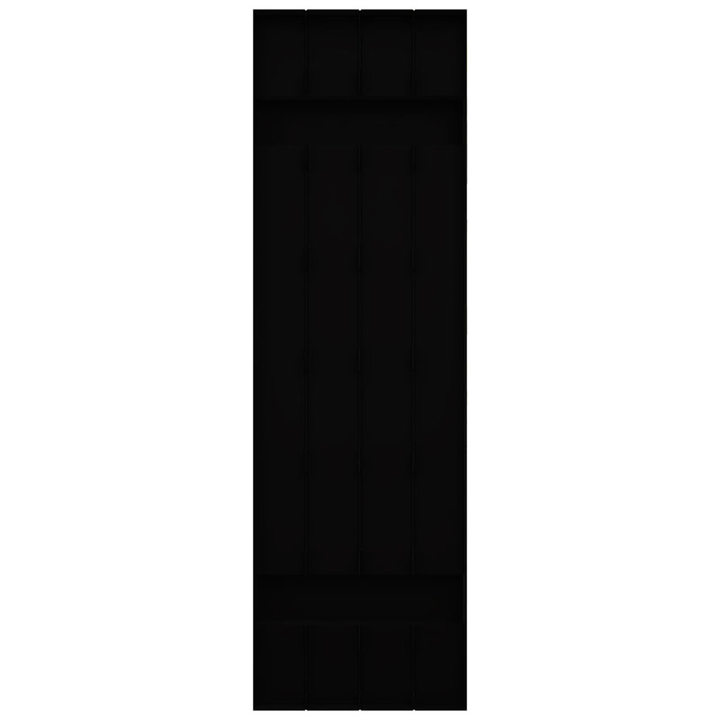 Black Vinyl Board and Batten Shutters, 14'' x 31''