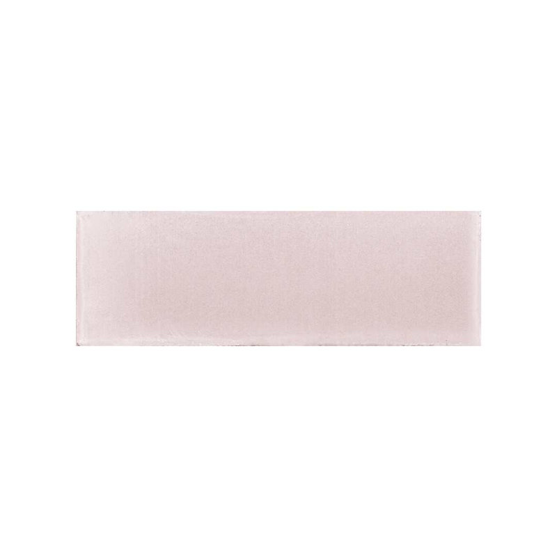 Galileo 2" x 6" Glossy Porcelain Wall Tile, Rosantico