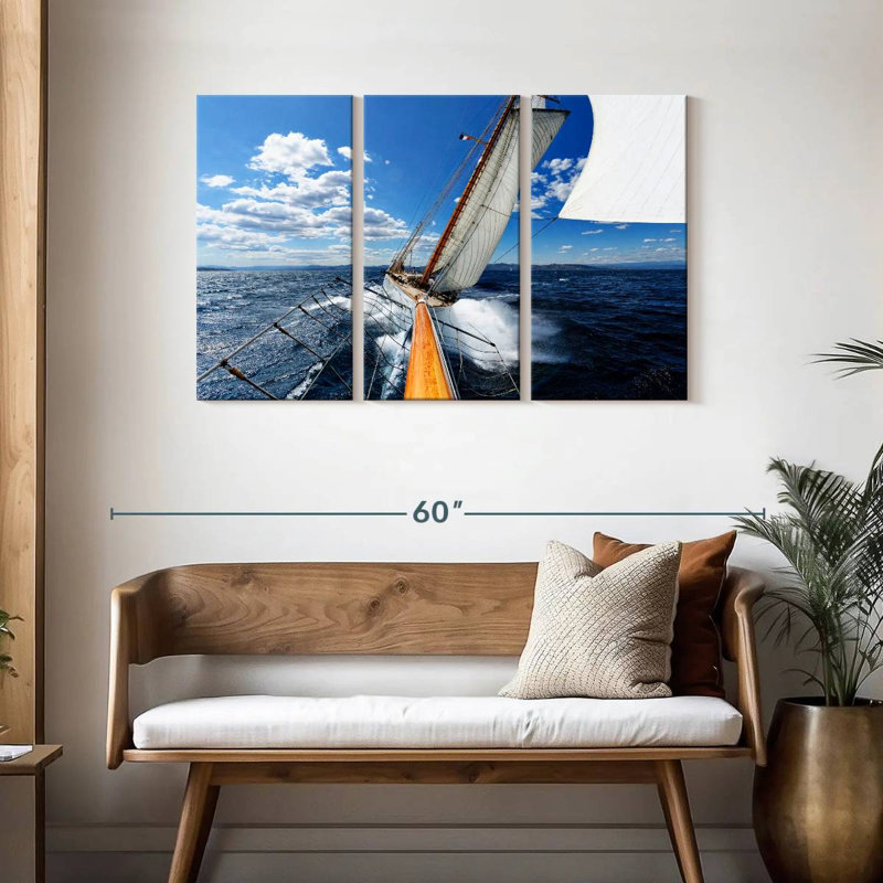 Mehar voilier à Saint Tropez, H 28 po x l 45 po