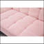 Canapé-lit de 71 po avec futon convertible avec pieds en métal doré (rose)