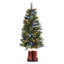 Arbre de Noël DEL 4,5 pi avec lumières multicolores
