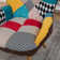 Jamaurion 30" Patchwork Camelback Tufted Accent Chair with Colourful Fabric