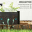 Outsunny Vinyl Raised Garden Bed Kit-1188530045
