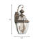 Lanterne murale d'extérieur deux lumières Lancaster de Génération Éclairage -619552441-651272954
