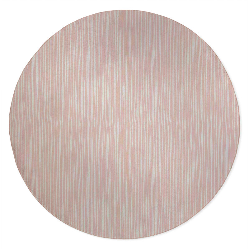 Eric Non-Slip Outdoor Rug, Round 5'