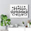 Hello September - Wrapped Canvas Print