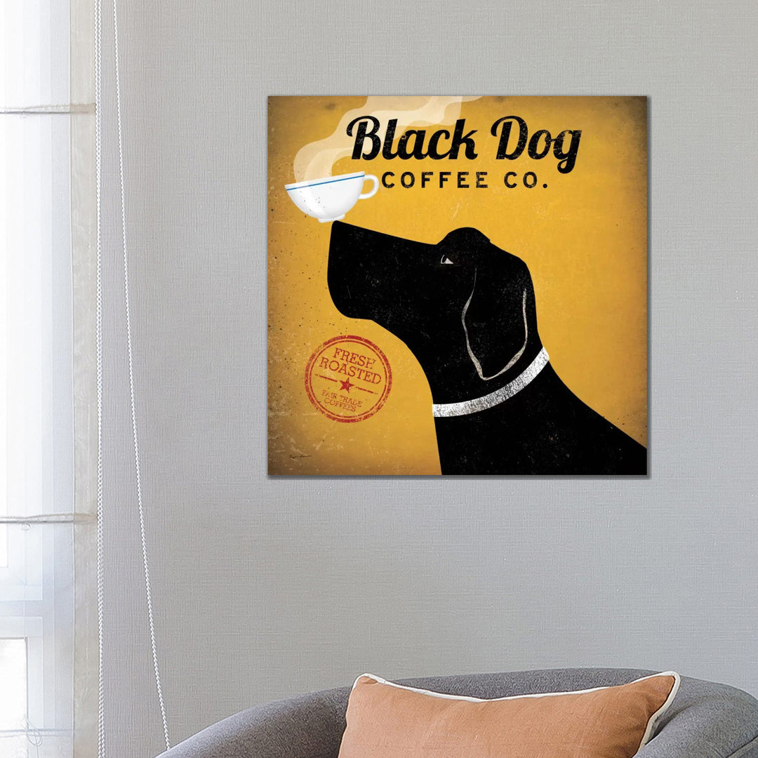 Black Dog Coffee Co. von Ryan Fowler - Gallery-Wrapped Canvas Giclée on Canvas