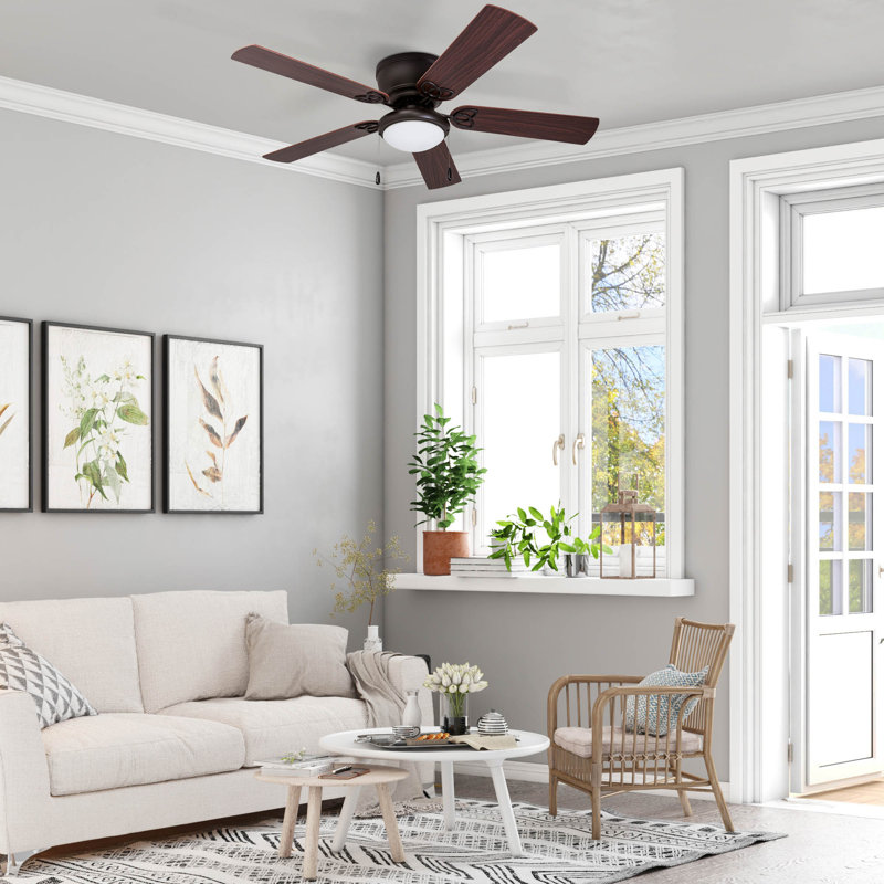 Araceliz 52'' Ceiling Fan with Light Kit, Bronze