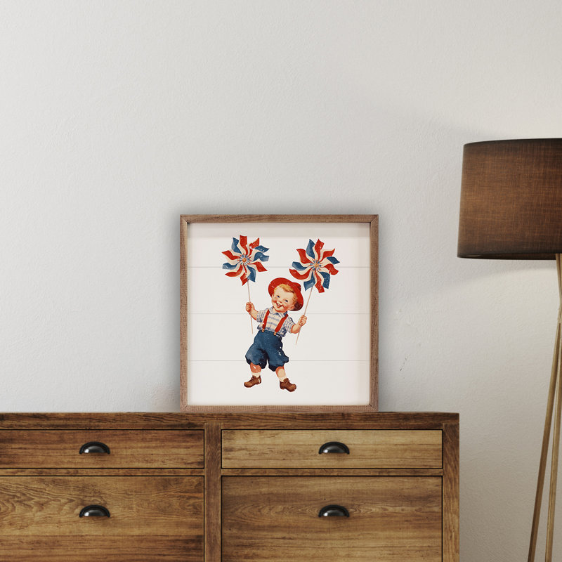  Cadre photo simple imprimé sur bois, H 16 po x l 16 po