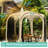 werph 10FT Pop-Up Screen House Outdoor Gazebo Tent with Mosquito Netting, Portable Patio Screen Tent with Ventilated Mesh Panels & Zippered Doors for Backyard, Camping & Garden-124930593-124930596
