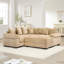 Canapé modulaire en velours côtelé 79,1 po Cloud-116743426