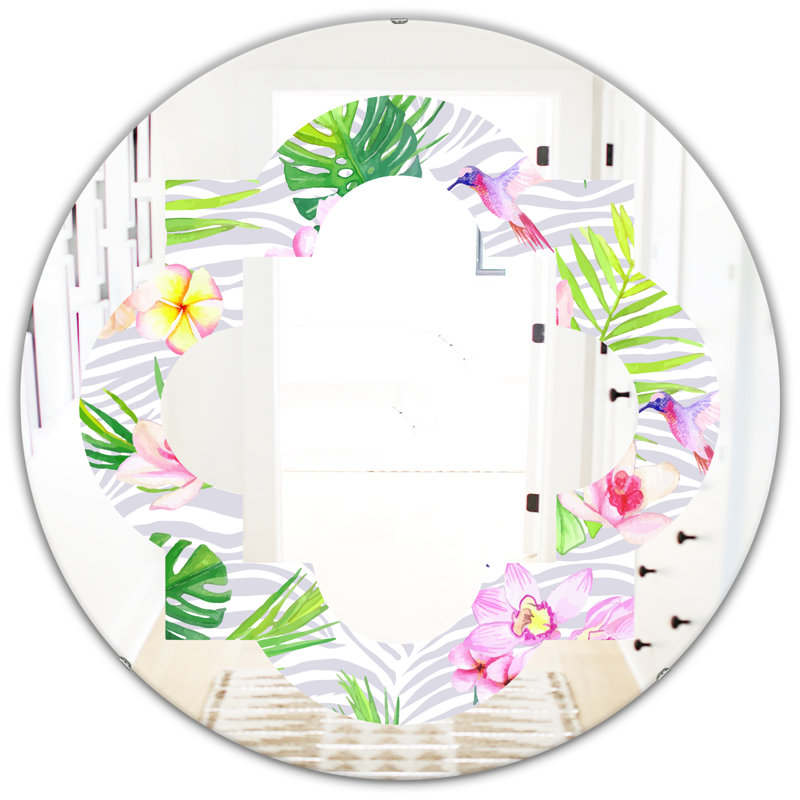 Miroir mural Botanicals and Flowers VI, H 31,5 po x l po, Botanique et fleurs