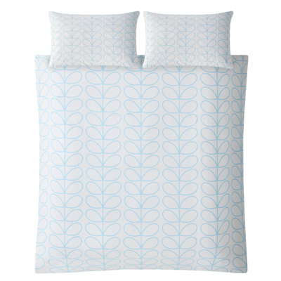 Linear Stem 200 TC Percale Duvet Cover