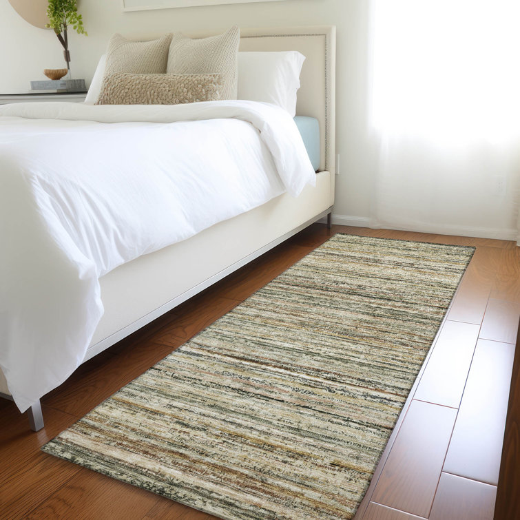 Machine Washable Indoor/Outdoor Claudian ACN1239 Beige Rug