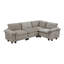 Revêtement modulaire moderne et moelleux en chenille-81609078