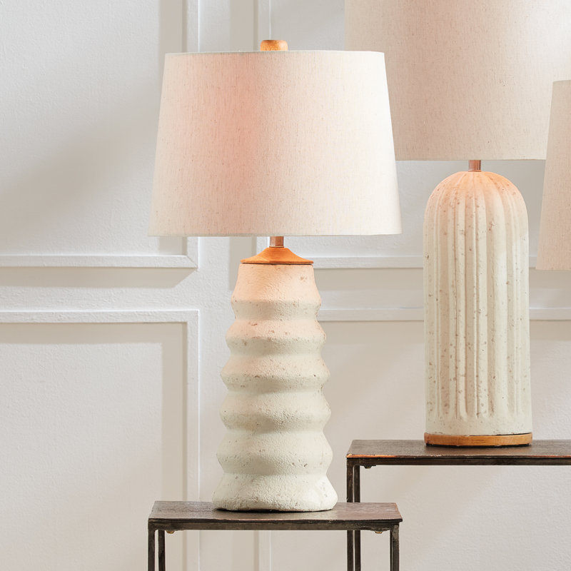 Lampe de table blanche 26 po Linetta Quigley