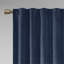 Paire de rideaux obscurcissant avec passe-tringle en polyester et velours (2 pièces)-1216144752-1216144753