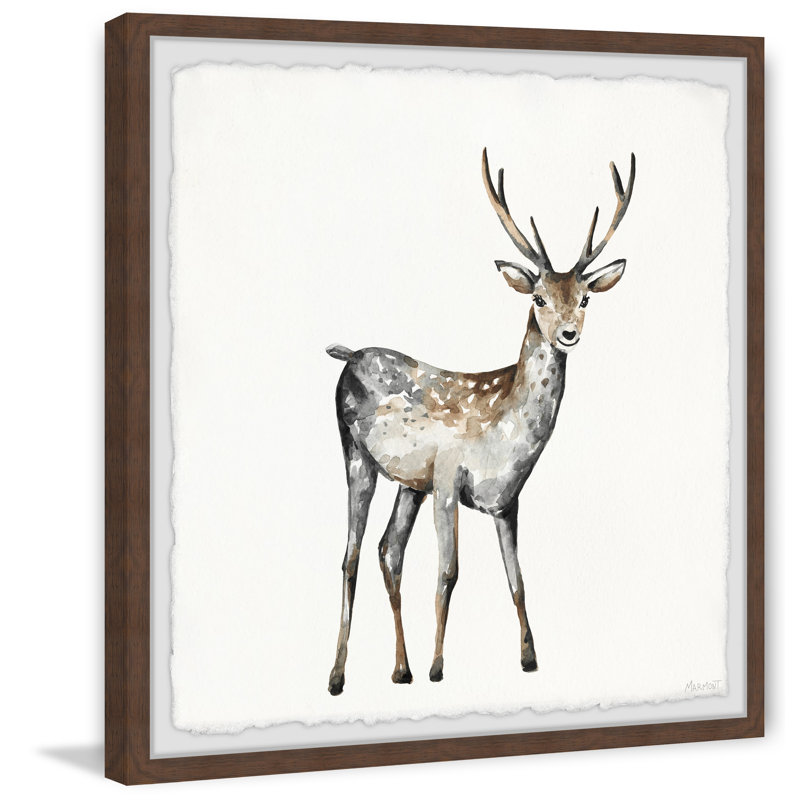 «Mina Long Legs», reproduction encadrée, H 18 po x l 18 po x P 1,5 po