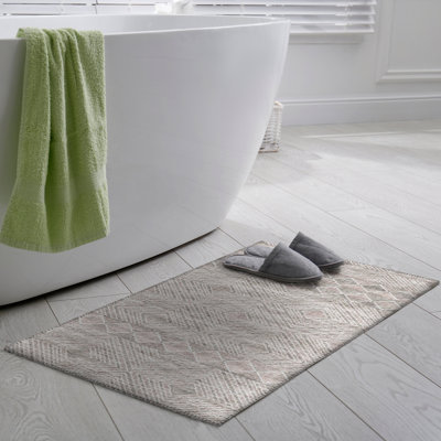 Tapis gris / beige Anazco