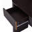 Retro Console Table With Storage, 3 Drawers, 1 Table-Leg Niche, Round Slat Aesthetic, Entryway, Living Room & Hallway-677458009