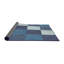 Tapis bleu/gris à motifs-889090846