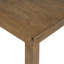 Table de salle à manger carrée en chêne, hauteur de comptoir, plateau de table en bois massif pour 4 personnes, table d'appoint carrée idéale pour les petits espaces