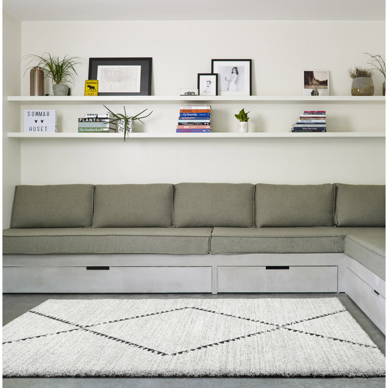 Anouk Geometric Area Rug, Rectangle 133 x 195cm