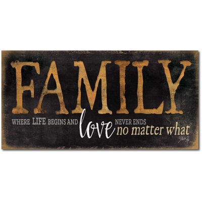 « family love », impression sur toile tendue