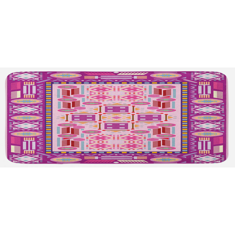 Tapis de cuisine afghan, Rose