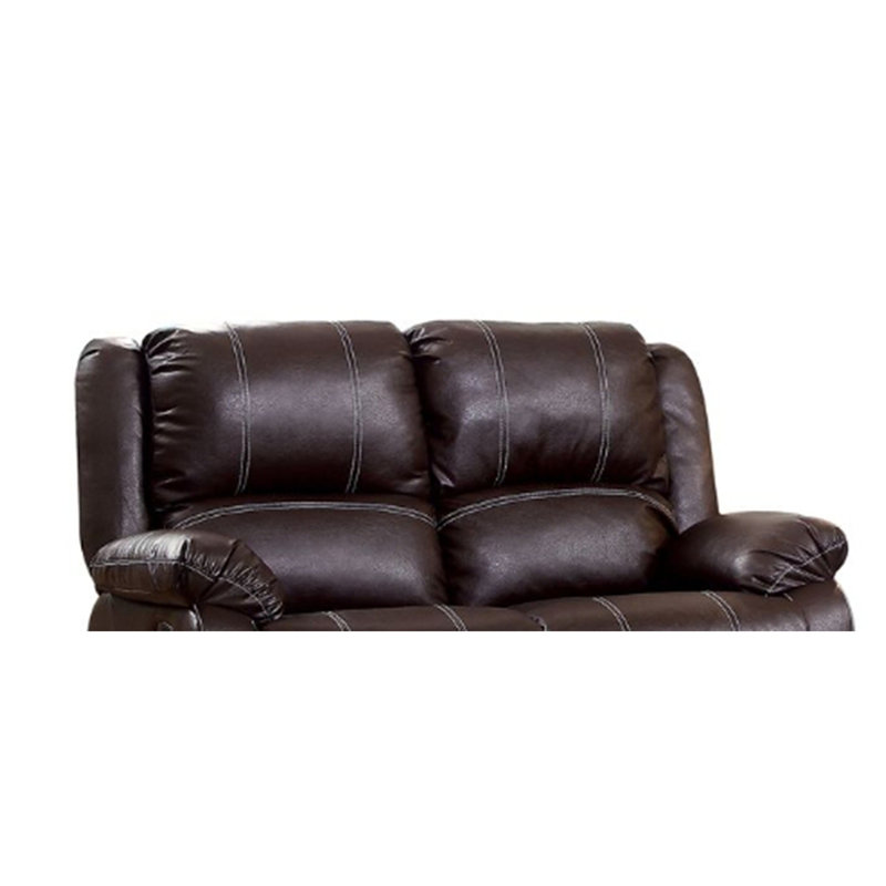Causeuse inclinable en cuir synthétique Zuriel