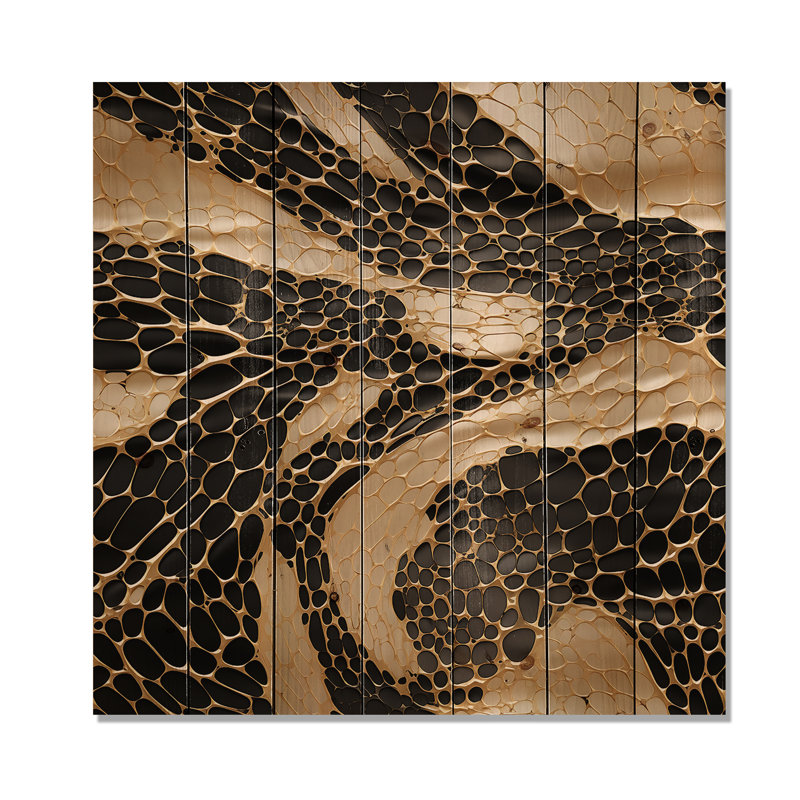 Wigston - Panneaux de décoration murale en bois marbré, H 15 po x l 15 po