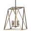 Ansley 4 - Light Lantern Geometric Pendant