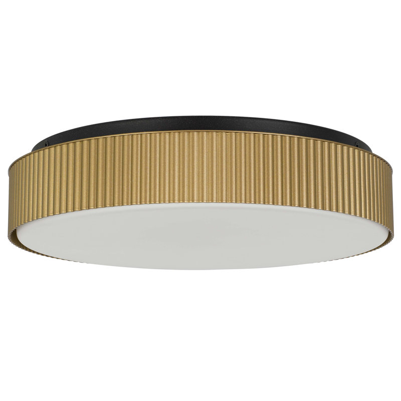 13 inch Brass LED Flush Mount