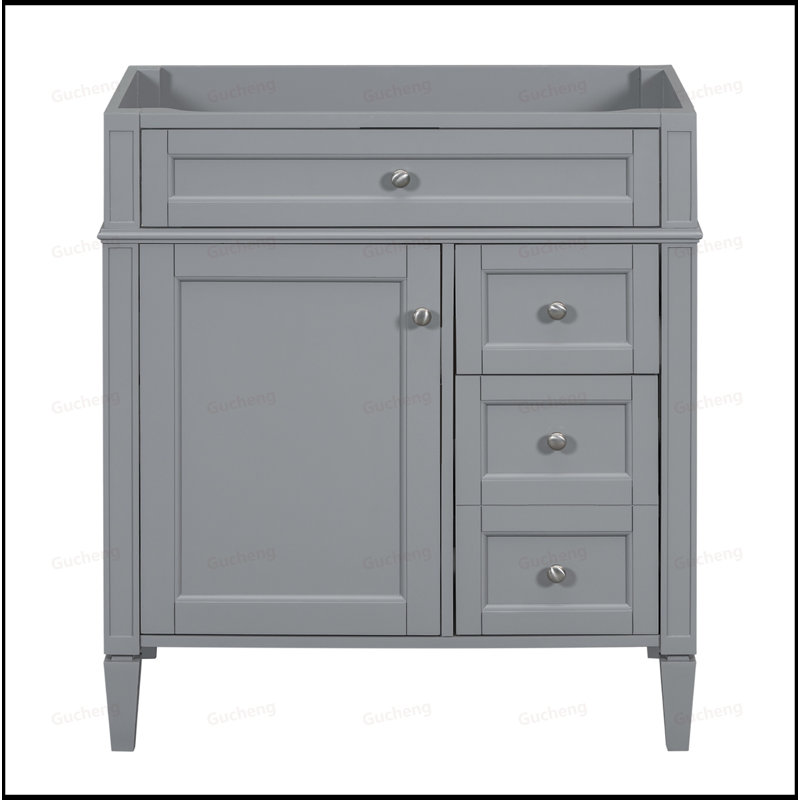 Meuble-lavabo de 30 po seulement, Gris