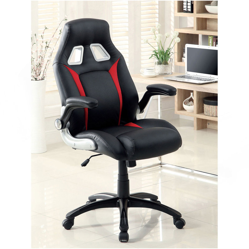Élégante chaise de bureau rembourrée 1pc Comfort