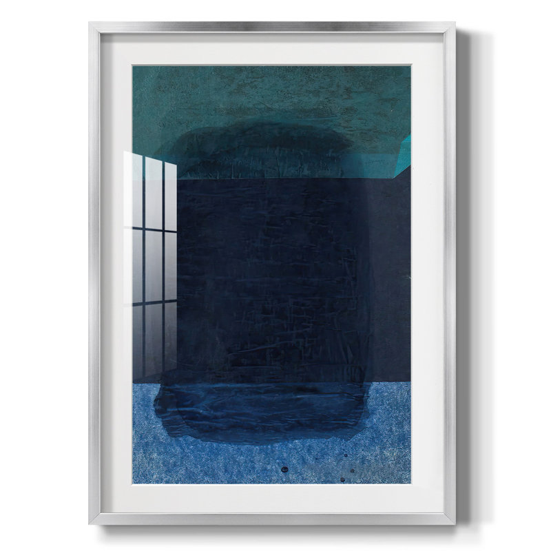 Souvenir de Rothko II - impression encadrée, Argent argent, H 28,5 po x l 20,5 po