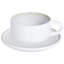 Handmade Stoneware Teacup and Saucer