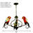 Deantez 3 - Light Wrought Iron Chandelier