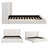 King Upholstered Wingback Platform Bed – Soft-Touch Fabric & Timeless Design