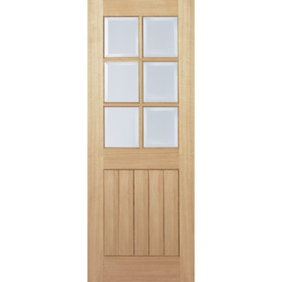 Mexicano Glazed Unfinished Oak Internal Door