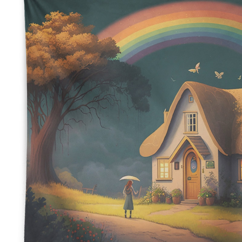 - Tapisserie murale chalet Lake House, H 50 po x l 60 po