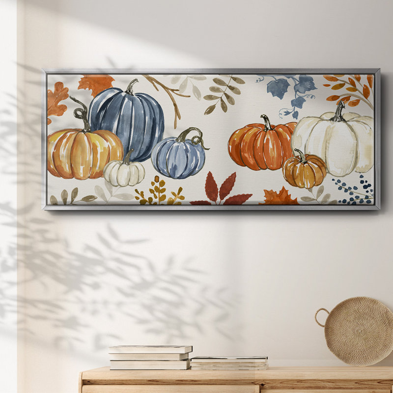 Harvest Time II- Framed Canvas, 20" H x 50" W