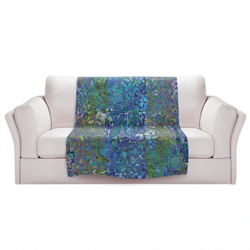 Hand Woven Throw Blanket, 68" W x 80" L
