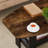 Ferdinando Oval Small Coffee Table, Modern Wooden Center Table with Storage, Compact Side End Table for Small Living Room