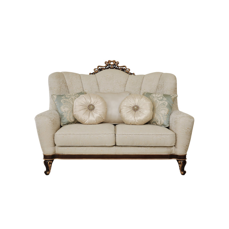 Abbacchio 5-piece Sofa Set, Blue and White