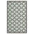 Warren Hand Woven Flat Weave Wool/Cotton Geometric Rug in Light Blue-17572122