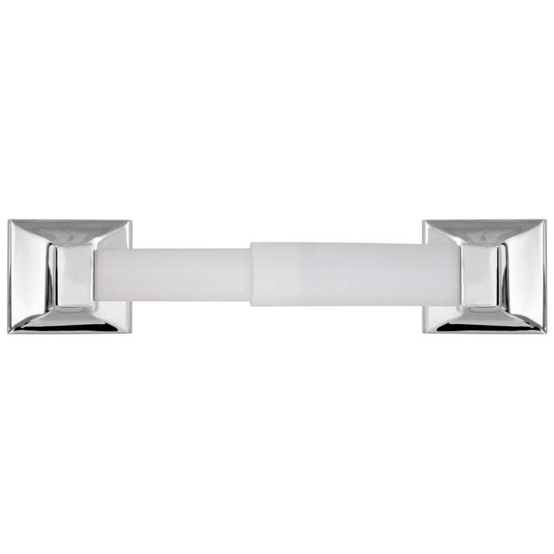 Porte-papier hygiénique mural Lorinda, Chrome poli