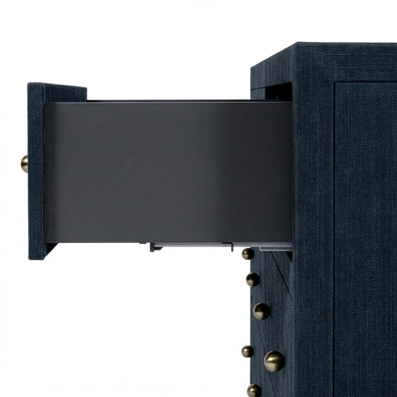 Commode 6 tiroirs 60 po Celine, Bleuet